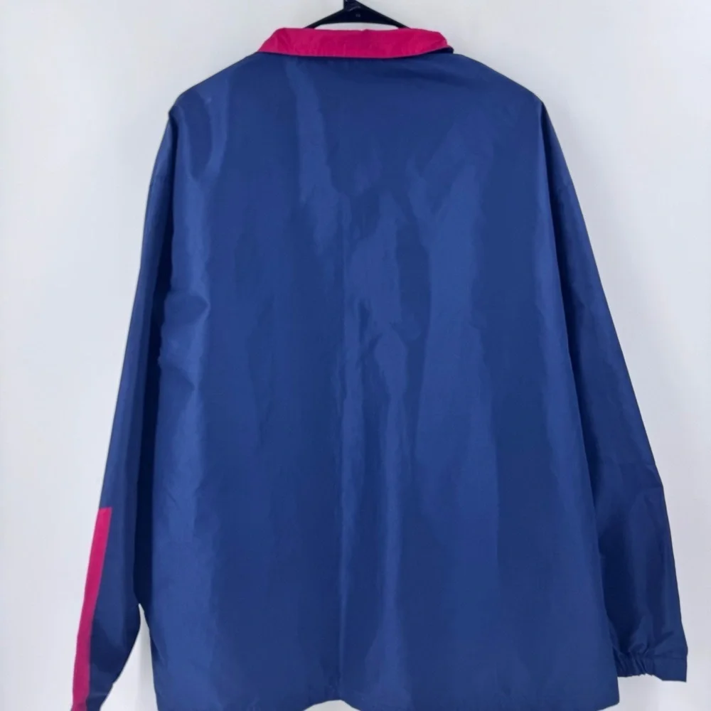 Cooperstown‎ Authentic Dream Park Navy and Red 1/4 Zip Windbreaker